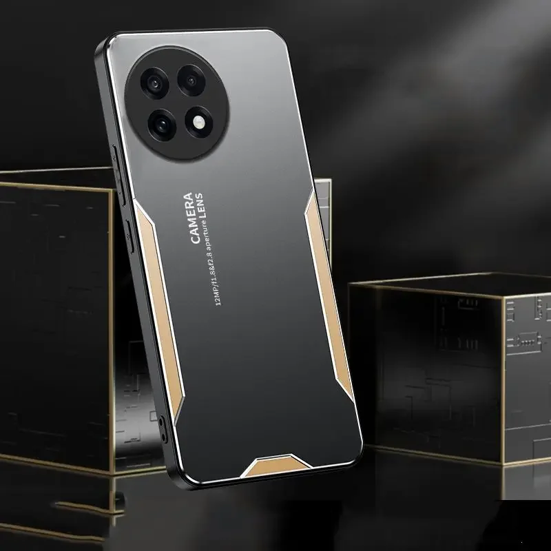 Luxury Aluminum Alloy Back Cover for Oneplus 13R 5G ACE 5 Pro 13 R for TPU Soft Edge Case Oneplus ACE 5 Pro 13R 5G 5 ACE