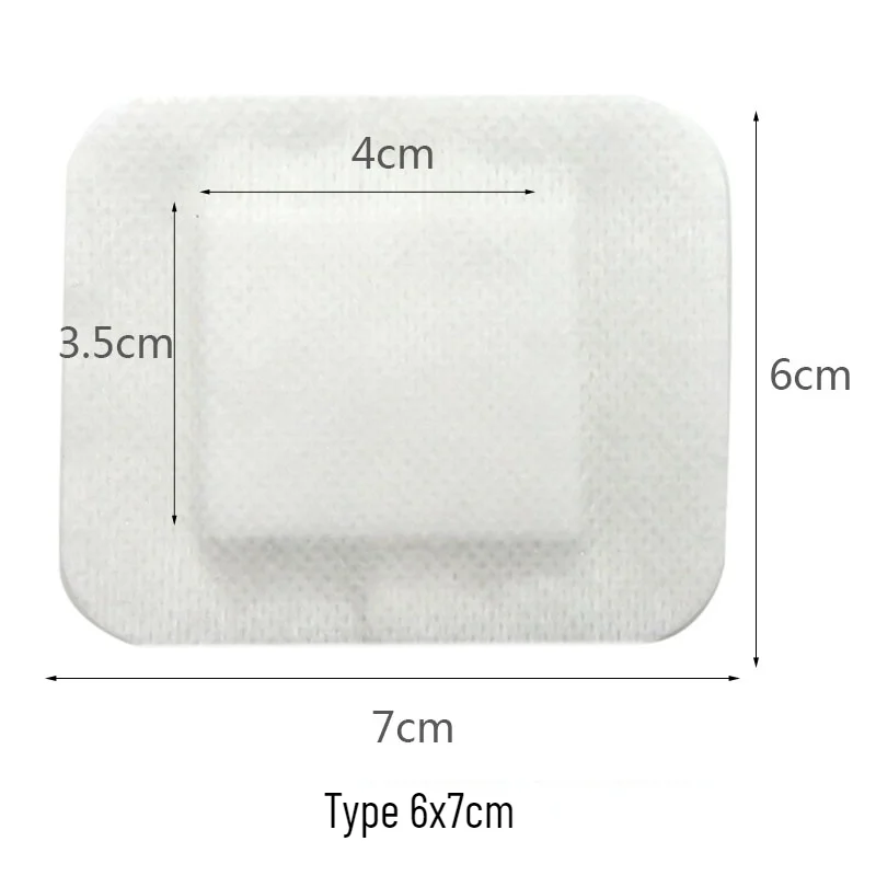 10pcs Wound Dressing Pads Non-woven Fabrics First Aid Breathable Self-adhesive Medical Dressings Paste Patches Bandage Bandaid