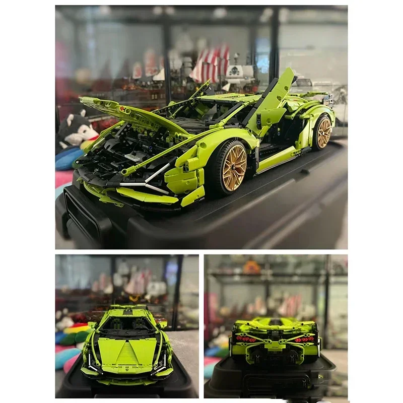 Sportwagenmodel Bouwstenen Sets Kerstcadeaus Compatibel met Legoed Particles 42115 42083 42172 42056 42143