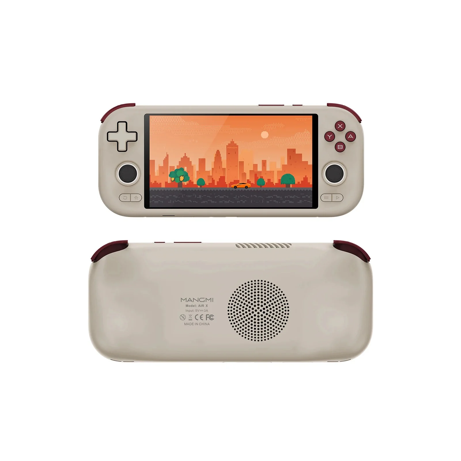 MANGMI Air X Android retro draagbare spelconsole, 5,5 inch 1080p IPS-touchscreen, Snapdragon 662 met Hall-joystick, draagbare emulatieconsole, ondersteunt PS2/PSP/N64-spellen, 5000 mAh-batterij,