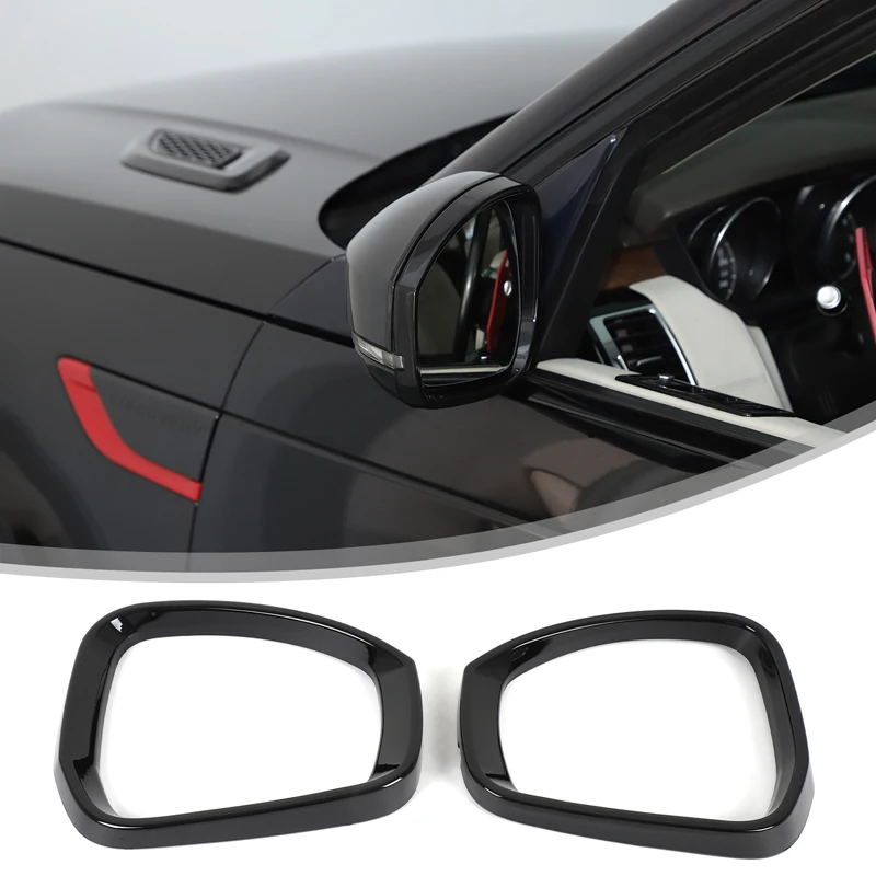 

For Land Rover Discovery 4 LR4 2014-2016 Discovery 5 LR5 2017+ ABS black car exterior rearview mirror frame Car accessories