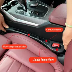 Car Seat Gap Storage Pocket With Slot Bendable Anti-Drop Filler Sealing Strip For Mazda CX-5 CX5 CX 5 2017 2018 2019 Accessories