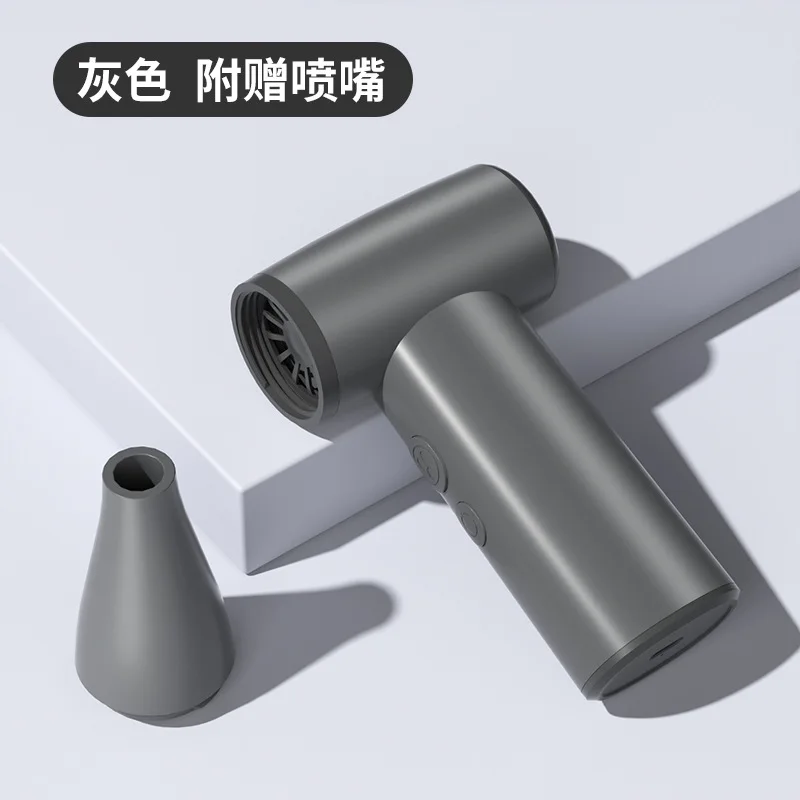 2026 Portable High Speed Turbo Fan Handheld Mini Cooling Blower With Nozzle Outdoor Strong Wind Personal Air Conditioner White - view 5
