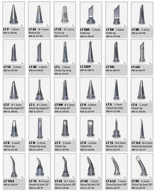 WSP80 Soldering Tip Universal Solder Tip for Weller WSP80 LTA LTB LTC LTD LTK LTKN LTF LTBB Welding Stings Factory Wholesale