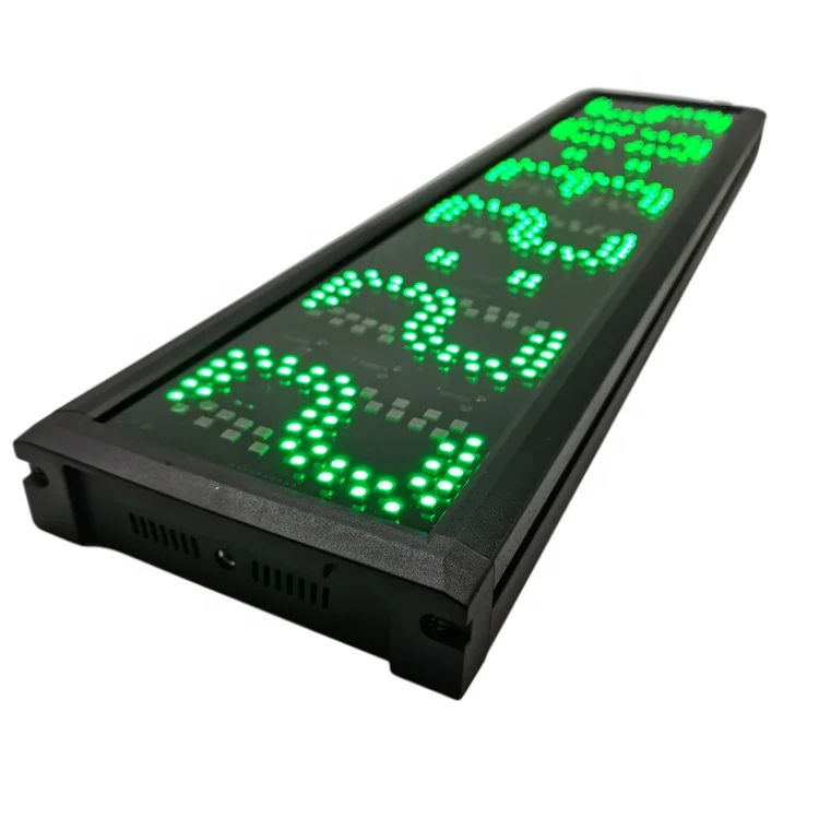 Jhering Double Sided Waterproof 4 5 6 8 Inch Digit Outdoor LED Remote Clock Marathon Race Timing Clock With Tripod