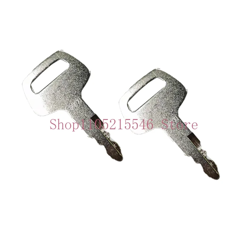 719-10306001 keys Heavy Equipment Ignition Key KV02 Compatible with Excavator 1/2/5/10/20Pcs