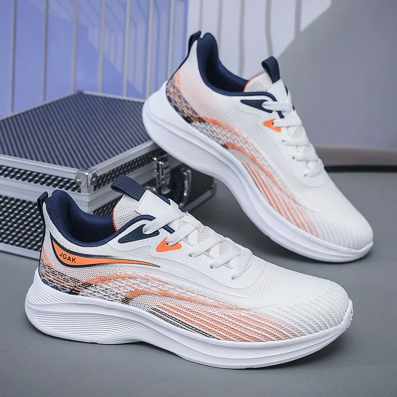 

New casual sports shoes men comfortable fashion versatile four season outdoor breathable wear-resistant running leisure sneakers