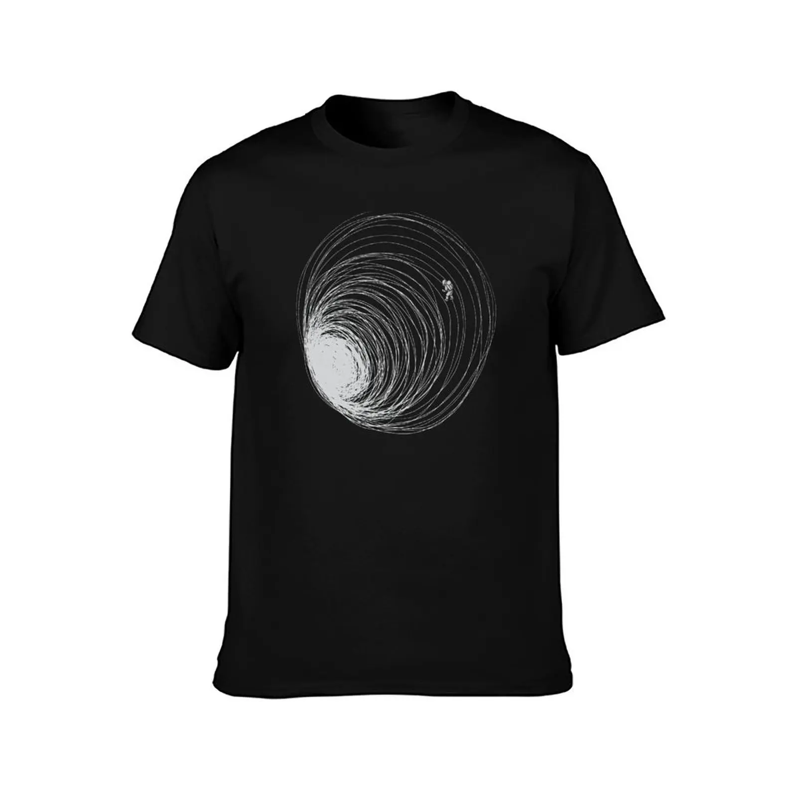 Black Hole Astronaut Lost in Space by Tobe Fonseca T-Shirt t shirts for man slim fit T-Shirt
