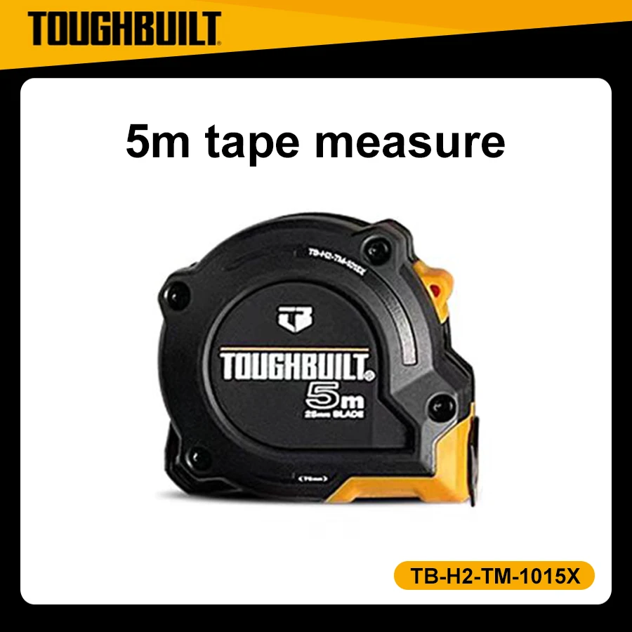 TOUGHBUILT TB-H2-TM-1013X TB-H2-TM-1015X TB-H2-TM-1018X TB-H2-TM-10110X Tape Measure High Precision Wear-resistant Steel Ruler