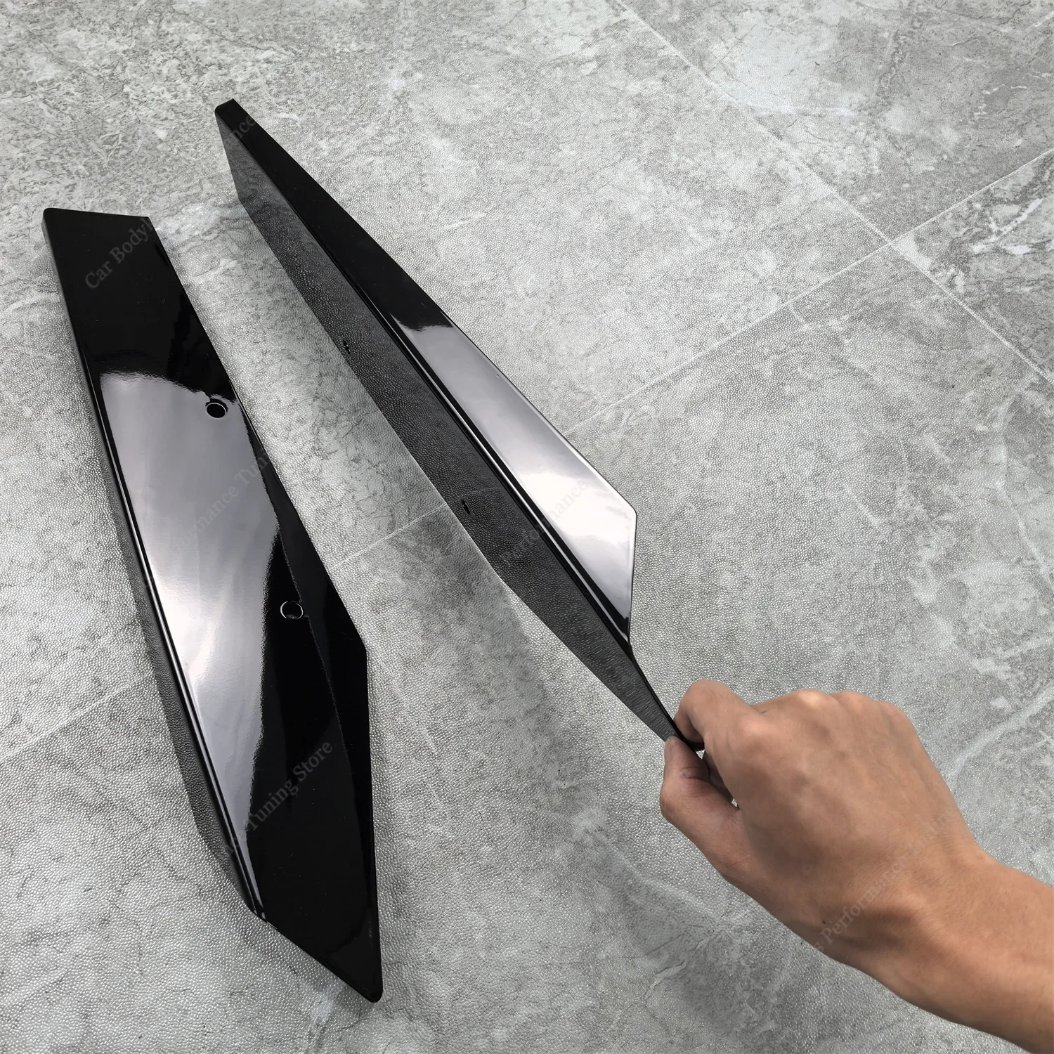 F1 Style Rear Bumper Diffuser Side Splitter Trim for BMW F30 320i 325i 330i 330d 340i M Sport 2012-2019 Bodykits Tuning