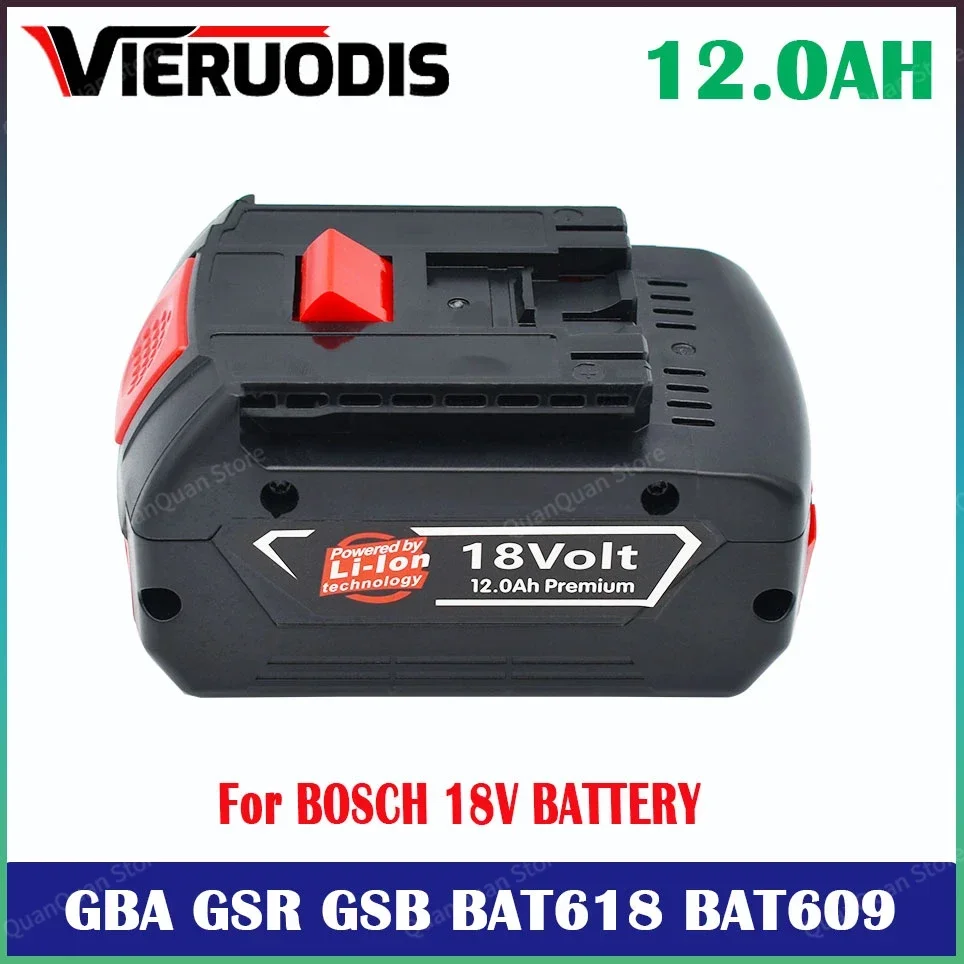 

18V Battery 6.0Ah for Bosch Electric Drill 18V Rechargeable Li-ion Battery BAT609, BAT609G, BAT618, BAT618G, BAT614