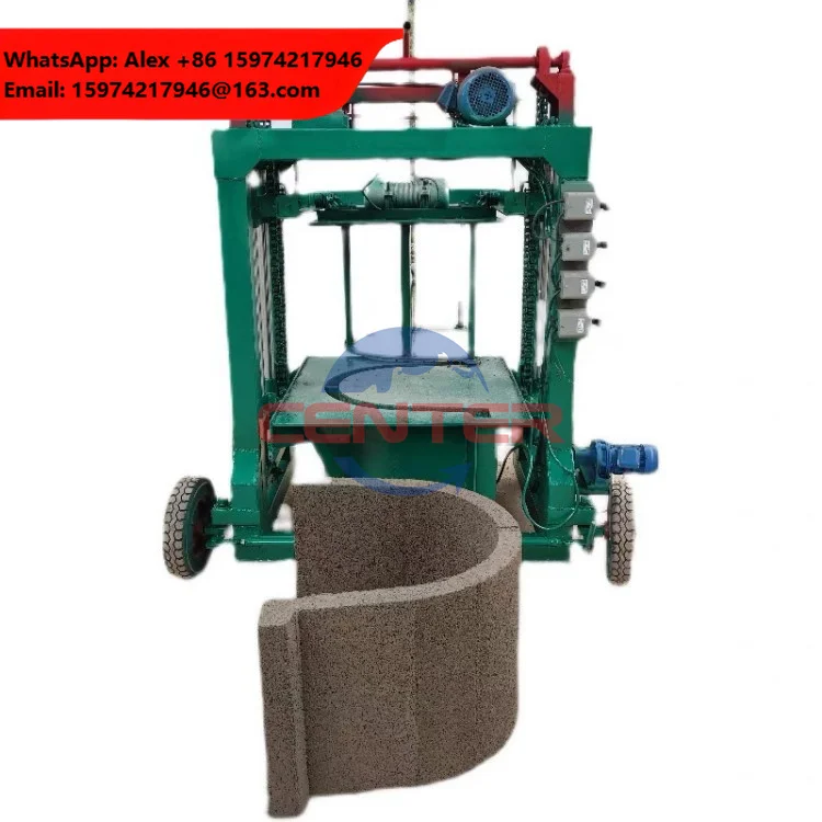 Wholesale Easy To Operate Mini Small Mobile Manual Hollow Block Concrete Bricks Mould Sand And Cement Automatic Making Machine
