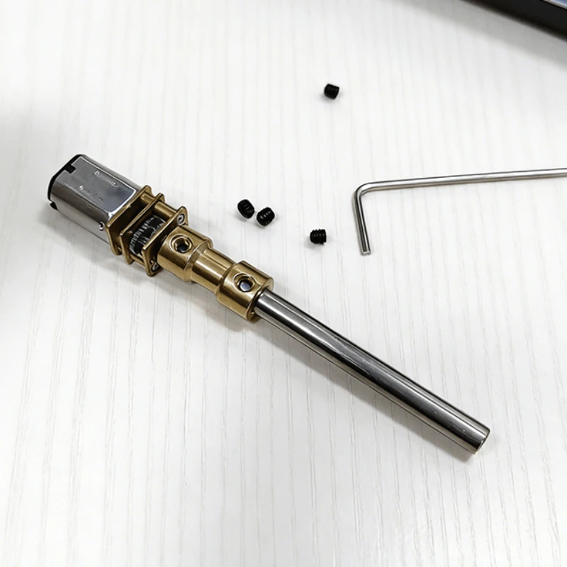 1 set containing brass couplings N20 motor and stainless steel transmission shafts with set screws and wrench included as gifts
