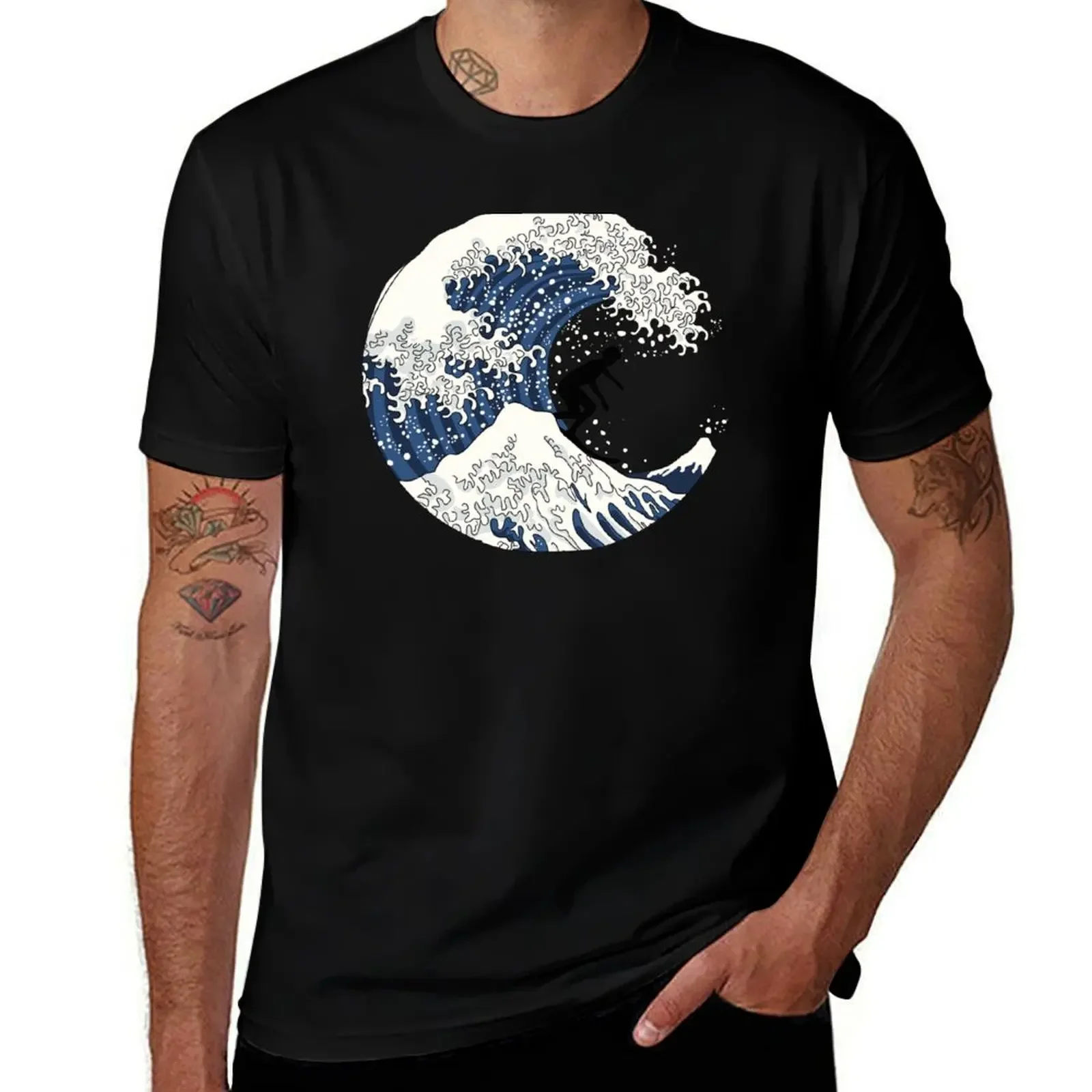 The Great Surfer of Kanagawa T-Shirt custom t shirt custom shirt quick-drying mens t shirts pack