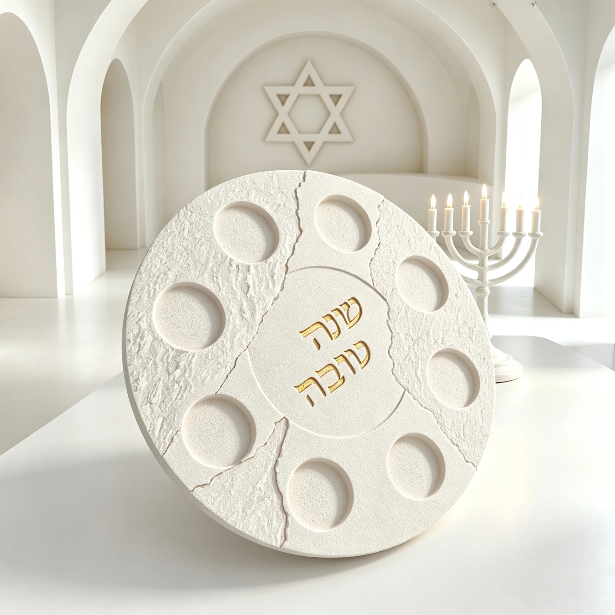 Modern Judaica Rosh Hashanah S - Serving Tray Mold review and price