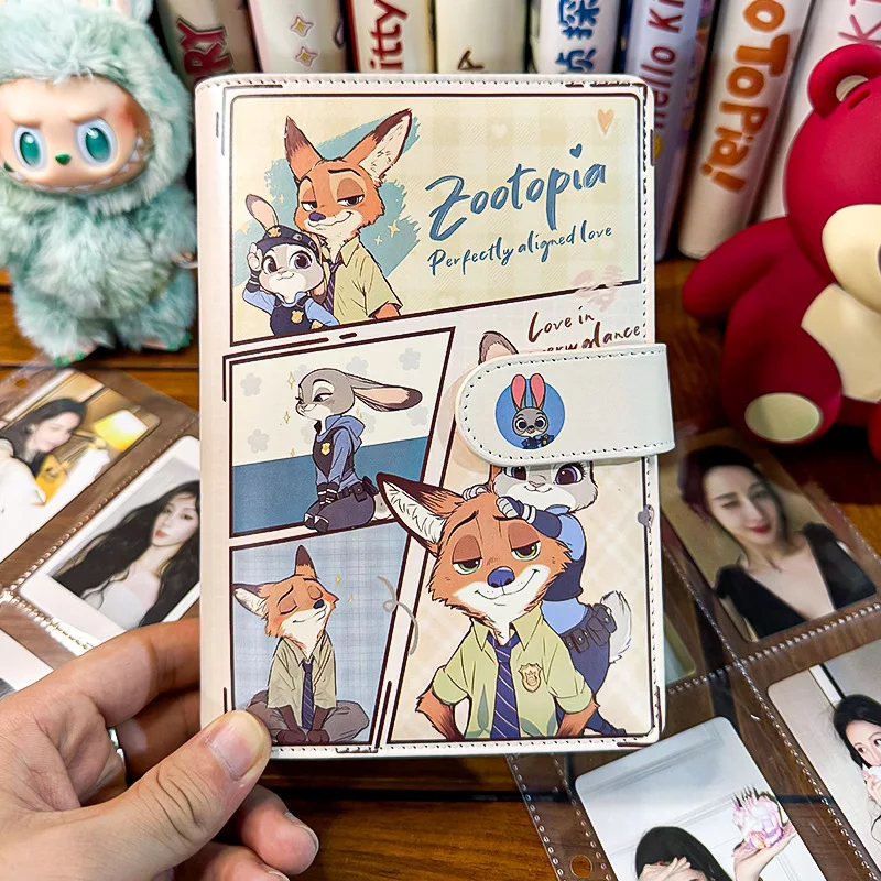 

Натуральная кожаная обложка Zootopia из искусственной кожи A6, высокоэстетический многофункциональный магнитный органайзер для ноутбука, экономия денег