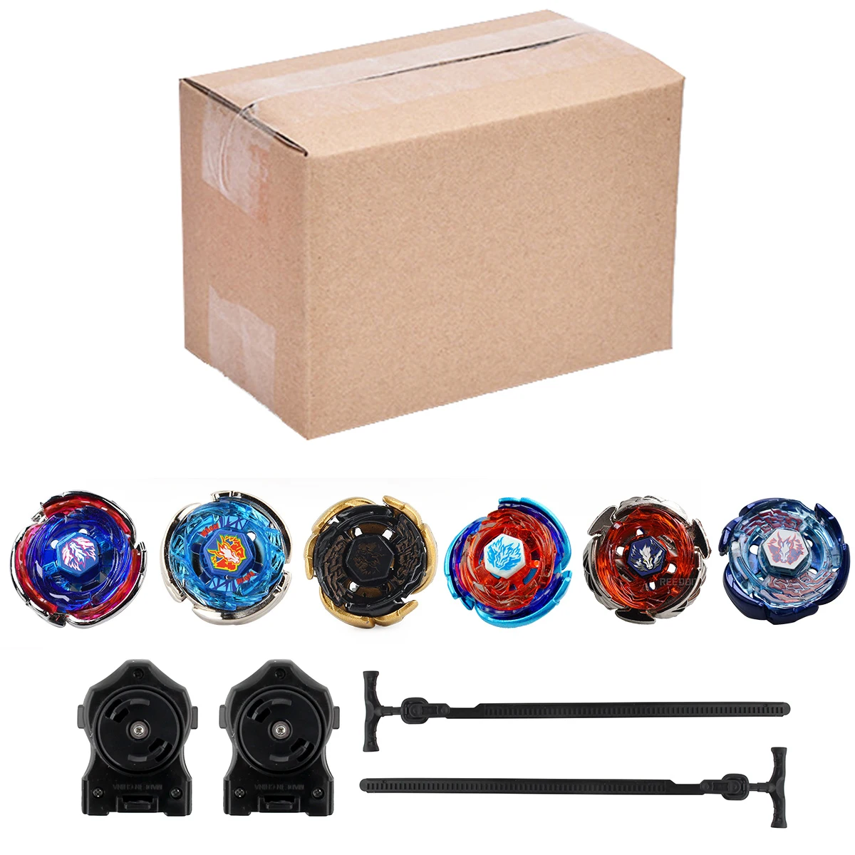 4D System Metal Fury Fusion Masters Bey Tops Galaxy Pegasus Lot with Launcher Set Battle Fightting Game Kit Gift