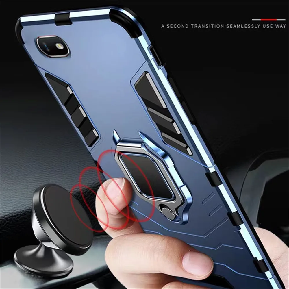 OPPO A1k For Cover OPPO A1k Case CPH1923 Magnetic Ring Armor Cover For OPPO Realme C2 Case For OPPO A1k / Realme C2 RMX1941