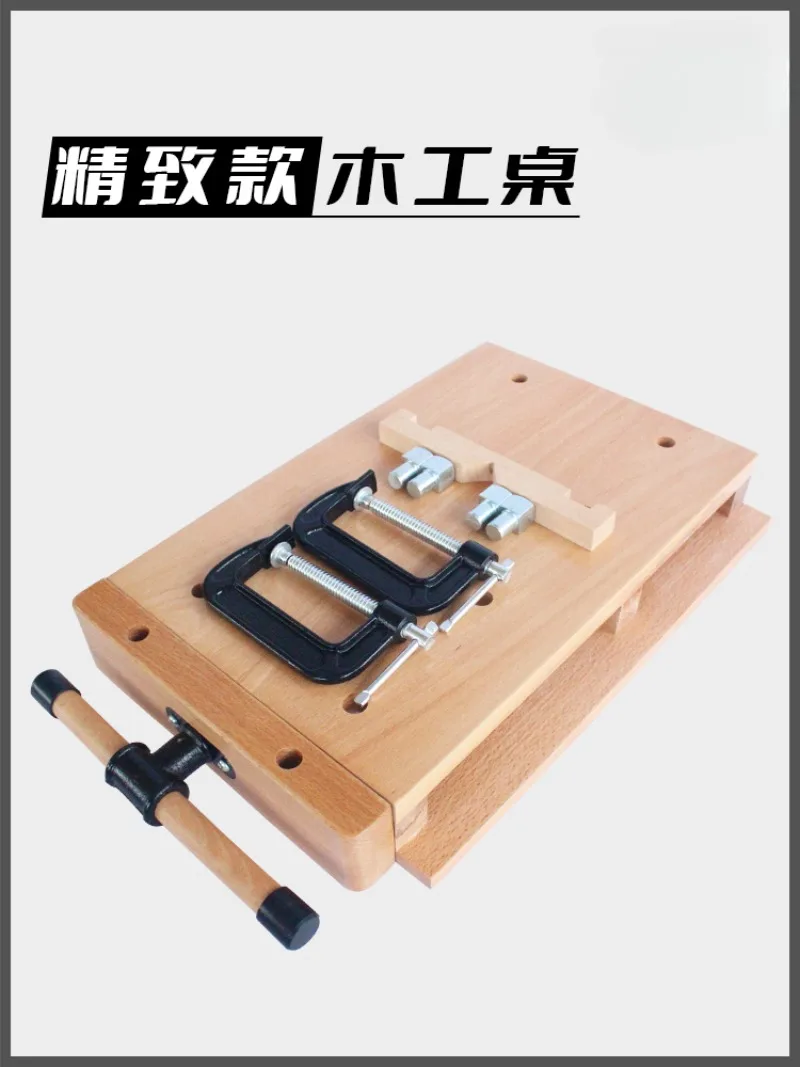 

Table Type Beech Woodworking Small Table Manual Solid Wood Operating Table Multi-functional Desktop Household Tools