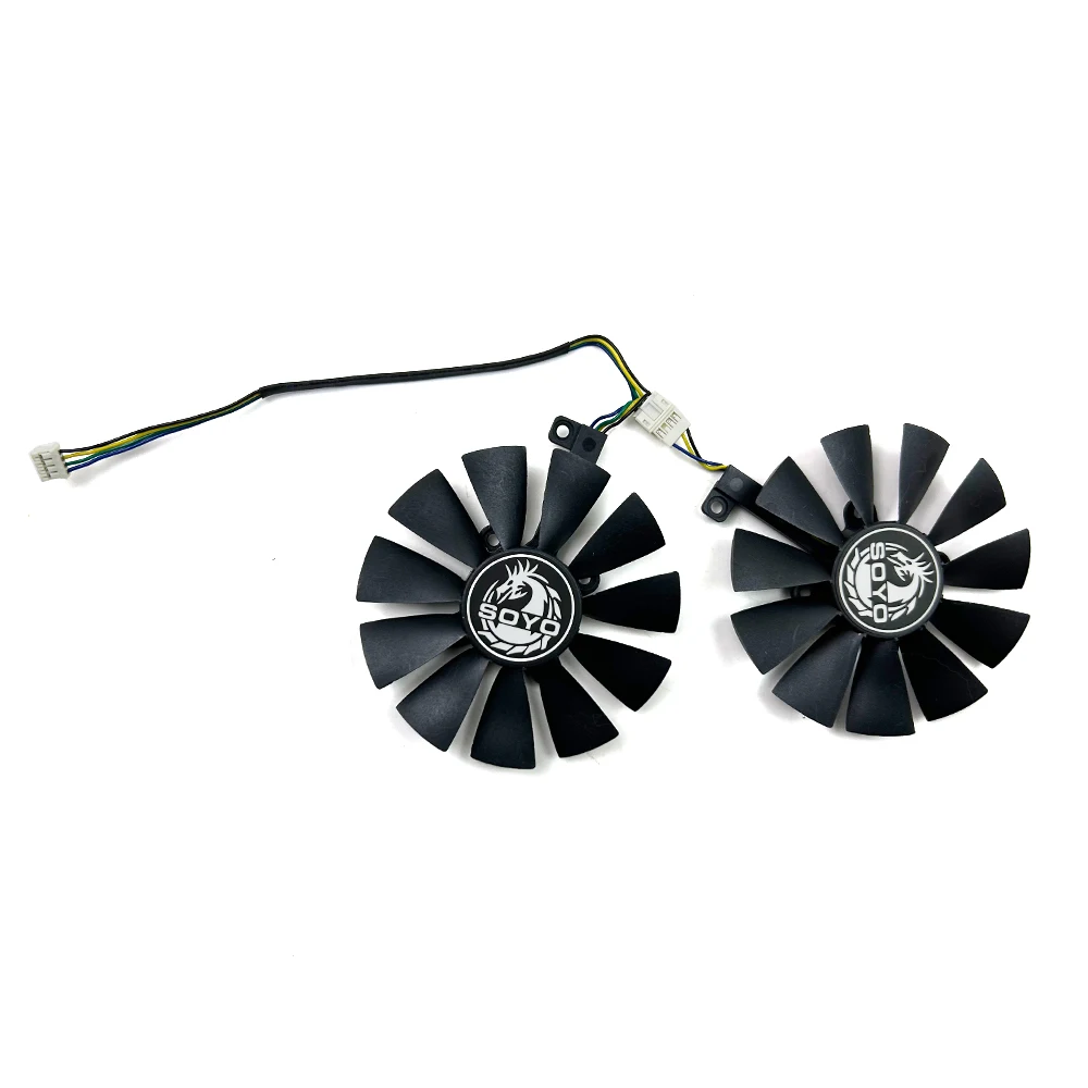 NEW Cooling Fan 87mm 4pin T129215BU RX580 GPU Fan For SOYO Radeon RX580 8G Graphics Cards Fans