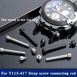 For TISSOT 1853 Watch T-race Series T115.417A Strap Screw Connecting rod T115 Watch Accessories Metal watch Shaft