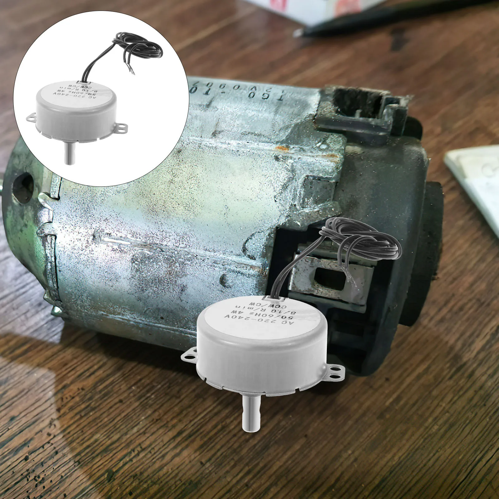 

Reindeer Small Synchronous Motor For Christmas Decoration Halloween Prop Slow Rotating Ccw/Cw Electric Motor Turntable