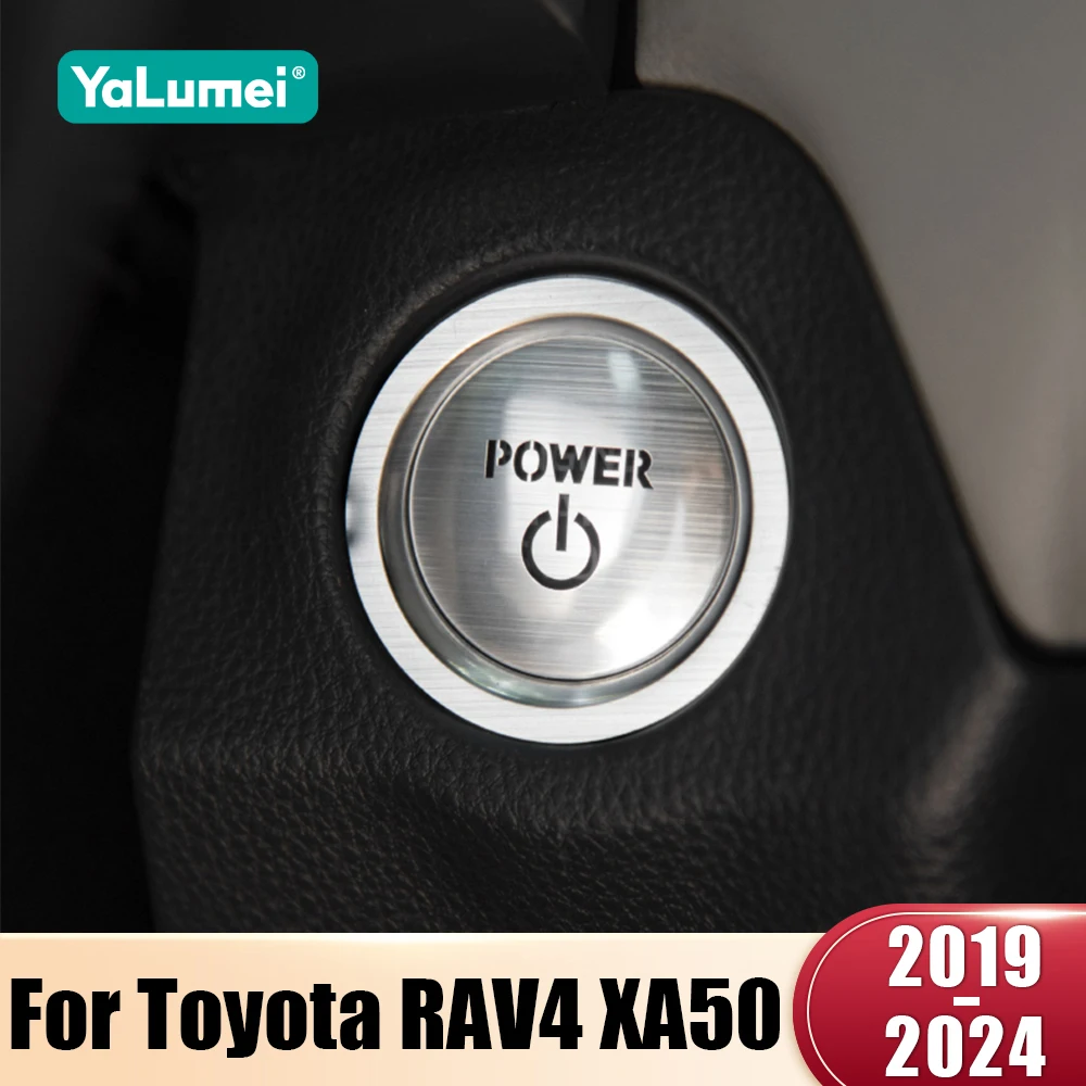 Für Toyota RAV4 XA50 2019 2020 2021 2022 2023 2024 RAV4 Hybrid Auto Start Stop Motor Zündung Push button Abdeckung Trim Aufkleber