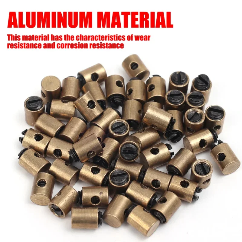 5/20Pcs Gold Stop Bolt Pin, Motorcycle Throttle & Clutch Core Limit Pin Motocross Bike ATV Beach Buggy