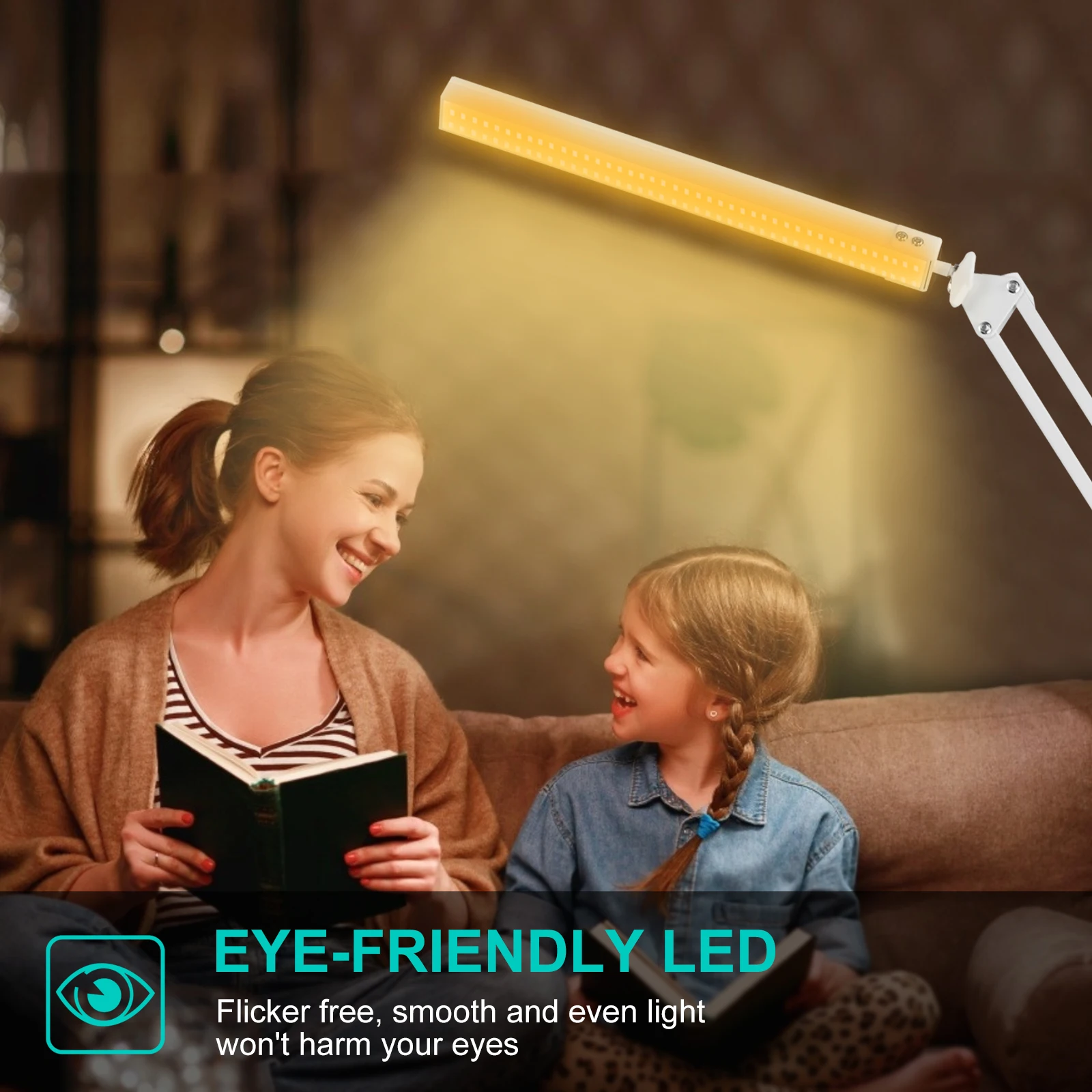 LED Desk Lamp Desk Light for Home Office Architect Light Table Lamp Clamp Lamp with Memory Function for Drafting Reading Study