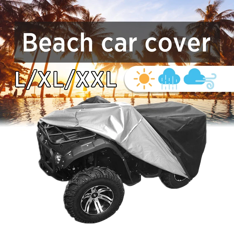 Lawn Mower Cover Waterproof Snowblower Cover UV Protection Shade Garden Yard Furniture Motorcycle Beach Car Tractor Cover