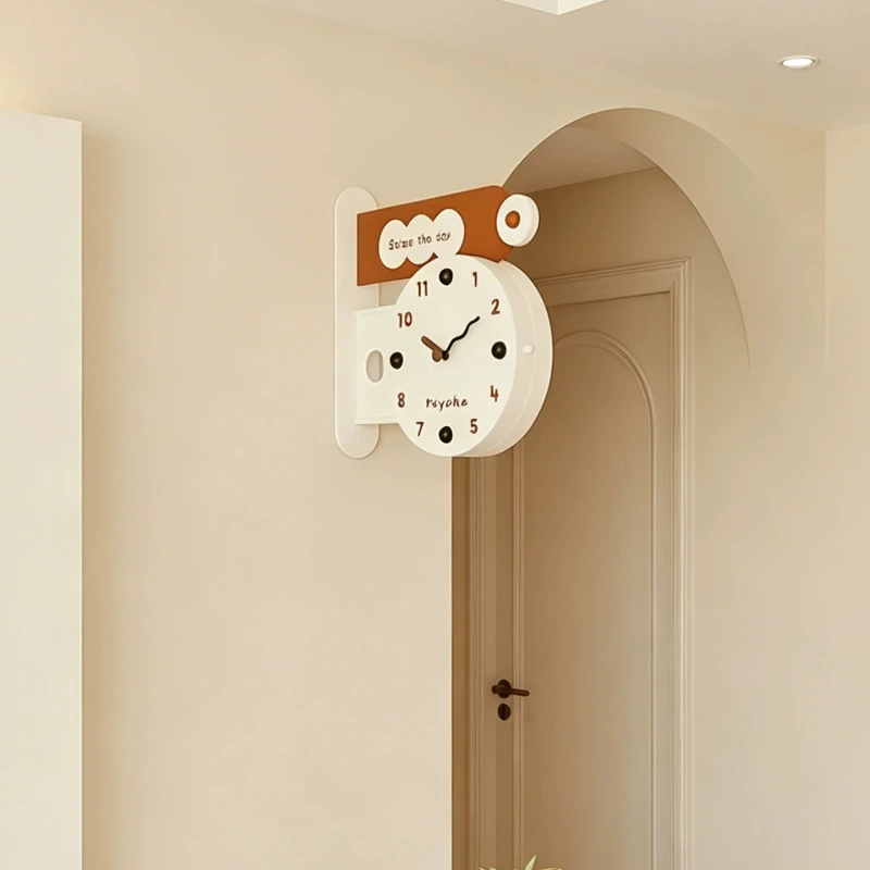 Minimalist Design Wall Clocks Living Room Korean Modern Aesthetic Wall Clocks Creative Nordic Horloge Murale Room Decorations
