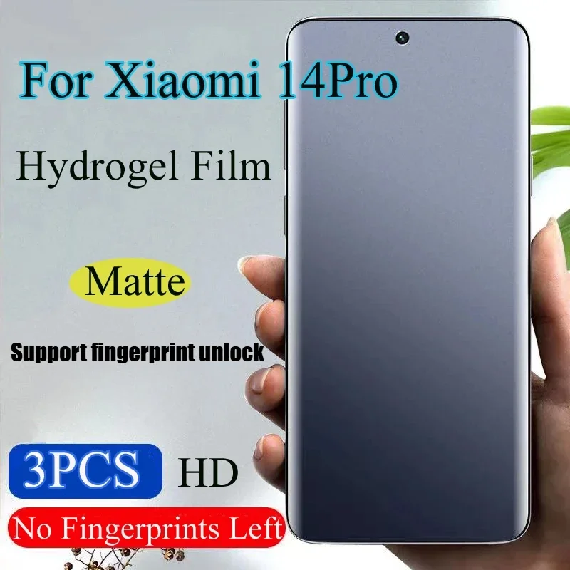 

For Xiaomi 14 Ultra Matte Hydrogel Film for Xiaomi 14Pro Screen Protector for Xiaomi 14 Pro Soft Matte Hydrogel Film for Mi 14
