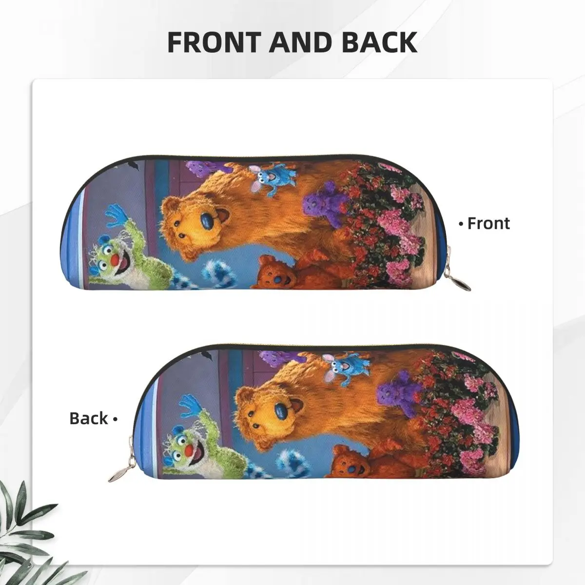 Пенал Bear In The Big Blue House, пенал для хранения канцелярских принадлежностей, большая вместительная коробка для ручек, сумка-карандаш для студентов