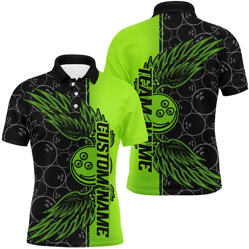 Fashion Bowling 3D Printed Polo Shirts For Men Summer Trend Short Sleeve Lapel Button Polo T Shirt Casual Oversized Sports Tees