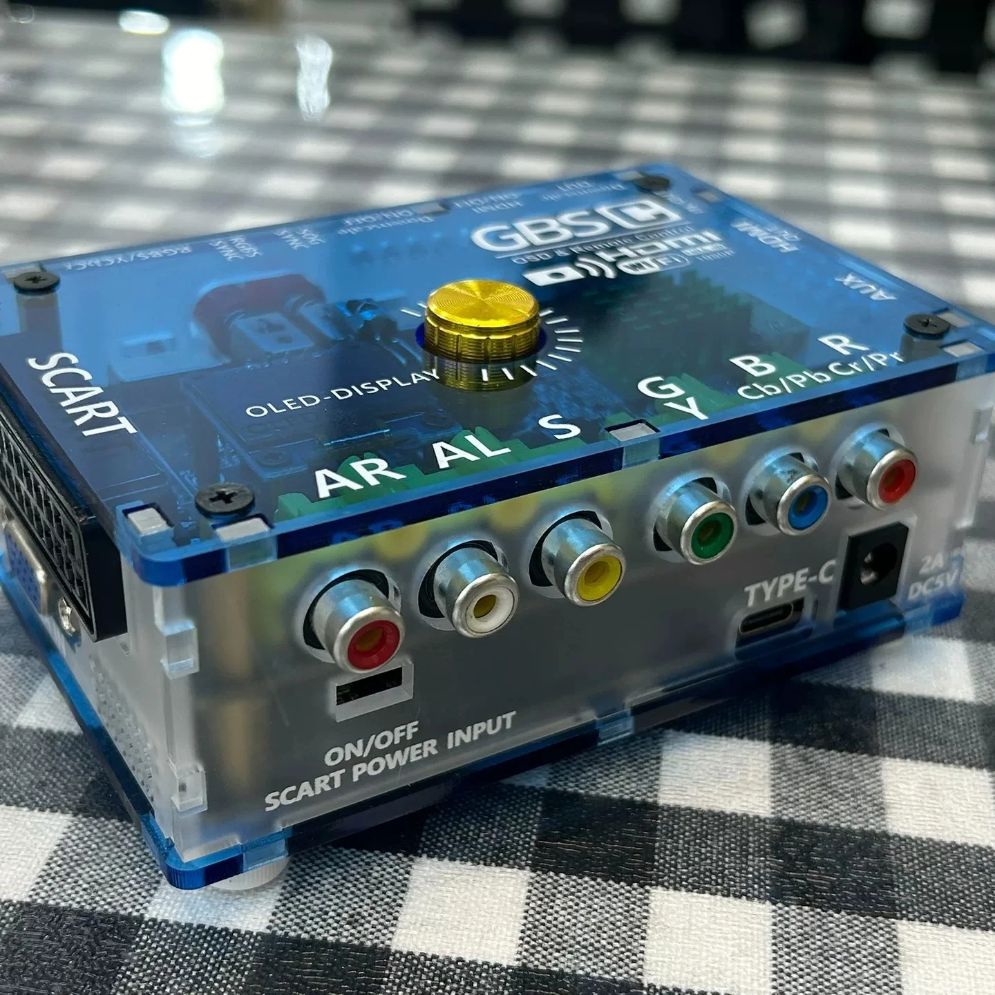 GBSC Mini Converter Customization Color Difference To HDMI/VGA Broom Head RGBS To HDMI/VGA  Old Gaming Consoles Accessories DIY