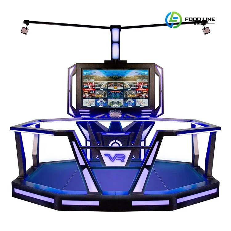 FL Wholesale VR Game Machine Virtual Reality Mini Platform VR Walking Space Simulator for Hot Sale Customized