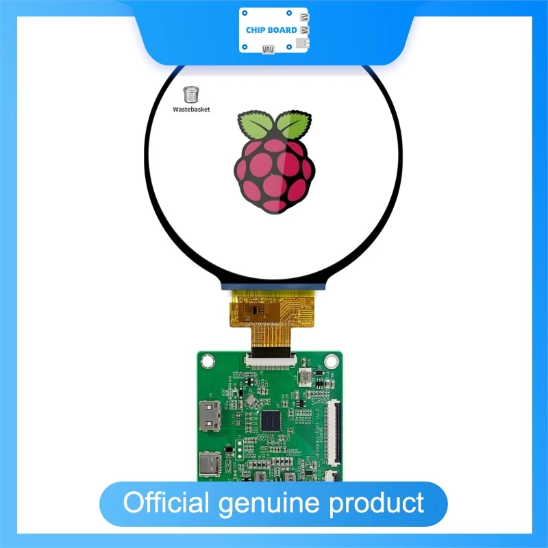 VIEWE 4-Inch Round TFT LCD Screen, 720×720 Resolution, MIPI DSI Interface with HDMI Driver Control Board