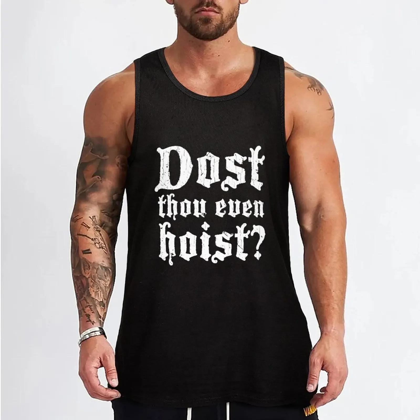 New Dost Thou Even Hoist? Tank Top T-shirt man Men's clothing