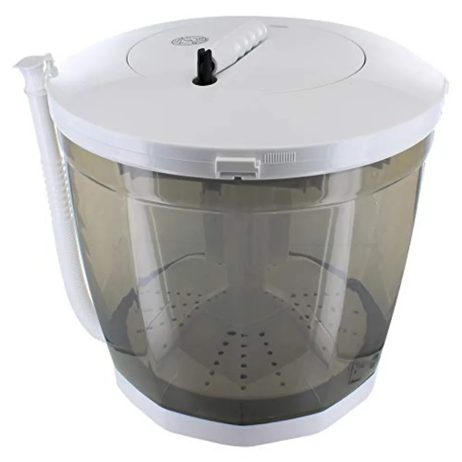 

Compact Portable Washing Machine for Travel and Home Use - Efficient Manual Non-Electric Washer and Dryer Combo with Quick-Acti