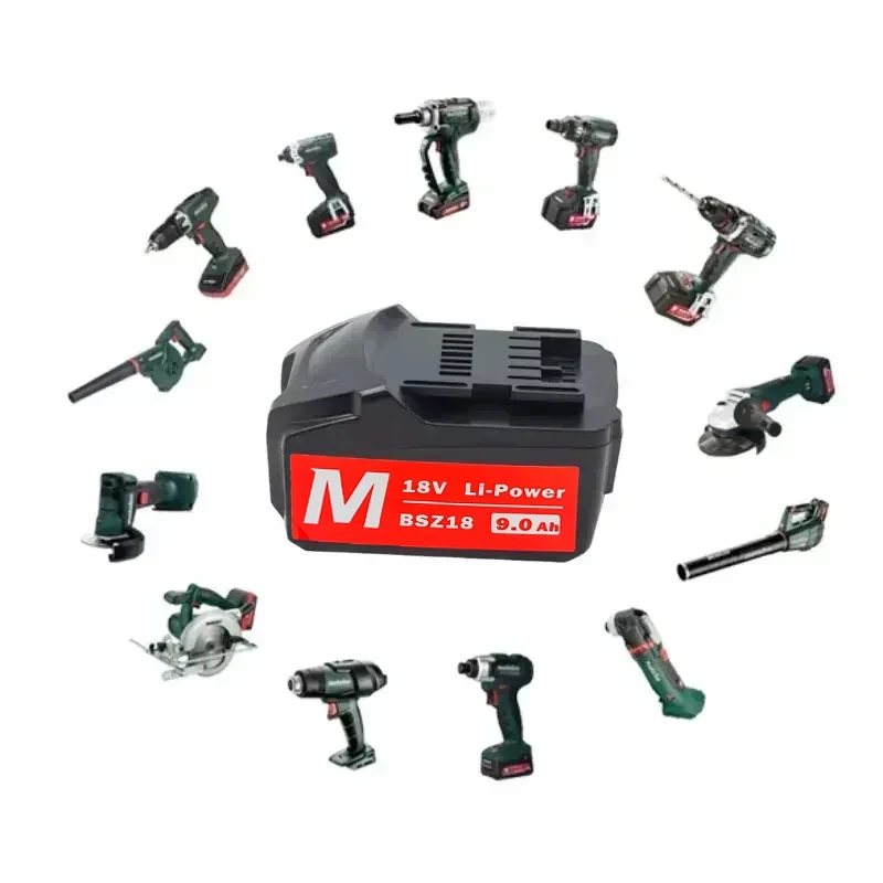 //The 18V lithium-ion rechargeable battery suitable for Metabo cordless power tools is durable, with the latest durable upgrade.