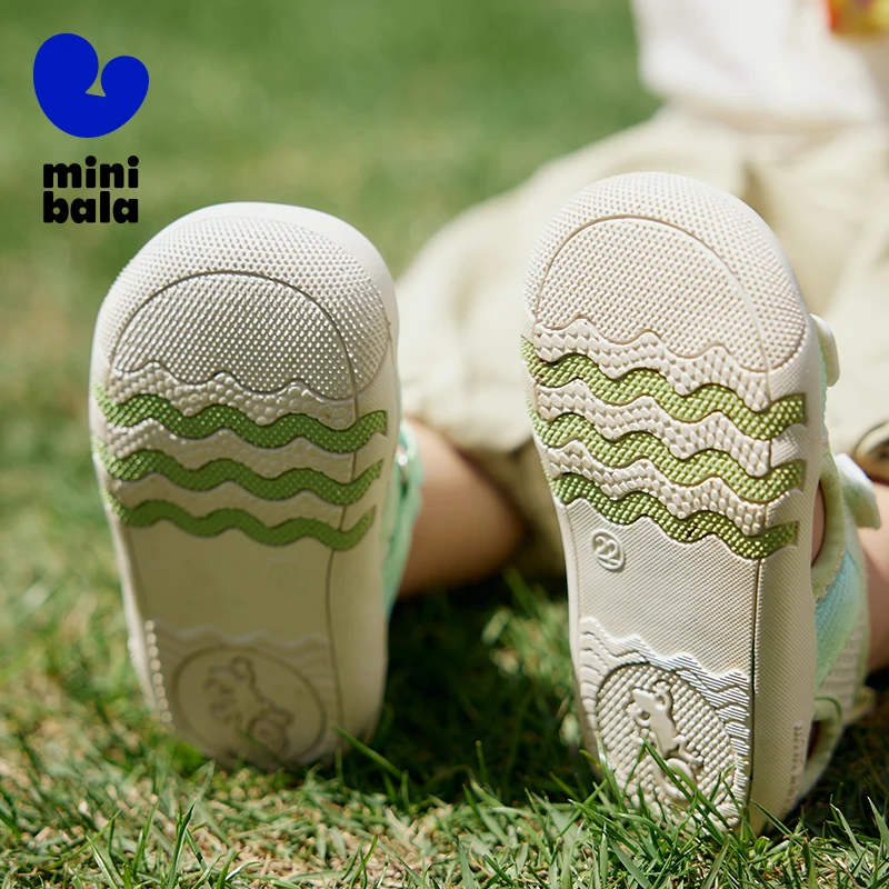 Mini Bala Sports Sandals Unisex Kids River Trekking Shoes Summer Children\'s Quick-dry Mesh 2025 New Version Fashionable