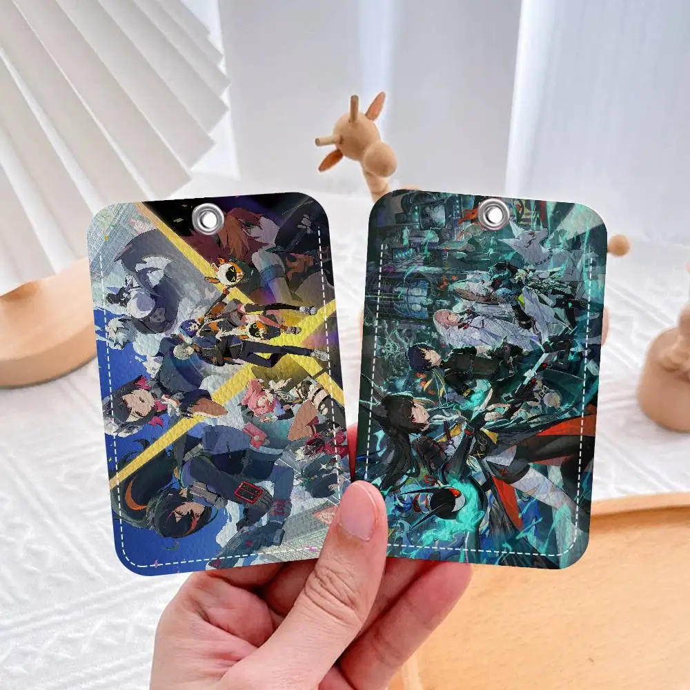 Zenless Zone Zero Ellen Joe Rectangle Keychain Card Holder, Badge Credit Card Holder, Student ID Card Holder, Bus Cards Cover