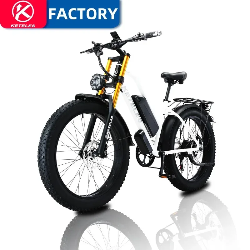 Electric Bike 1000W Motor 48V/26AH Battery City Men & Women Electric Bike 26 Inch Tire Adjustable Variable Speed Electric Bik