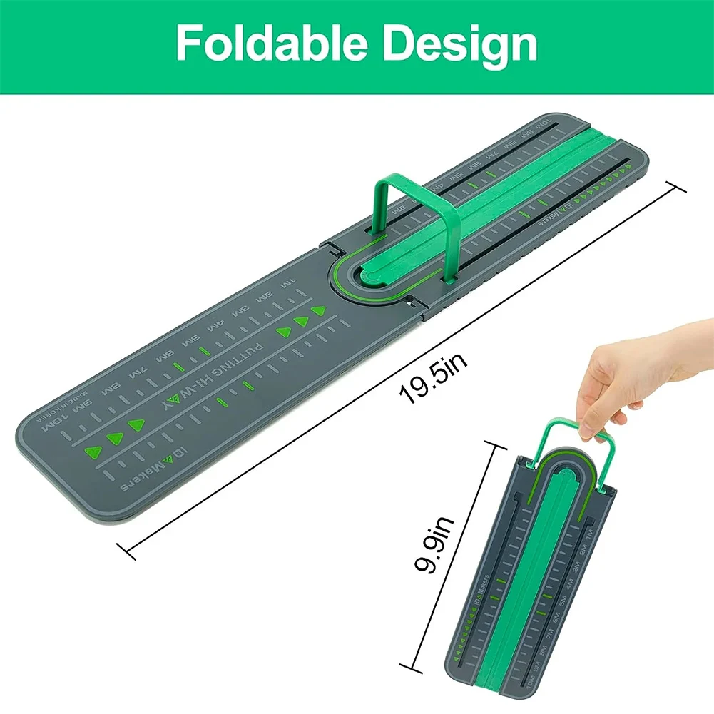 Perceuse de golf à distance de précision, Polymères verts, Pad de balle, Mini putting, Aides à l\'entraînement, Accessoires de golf, 1PC