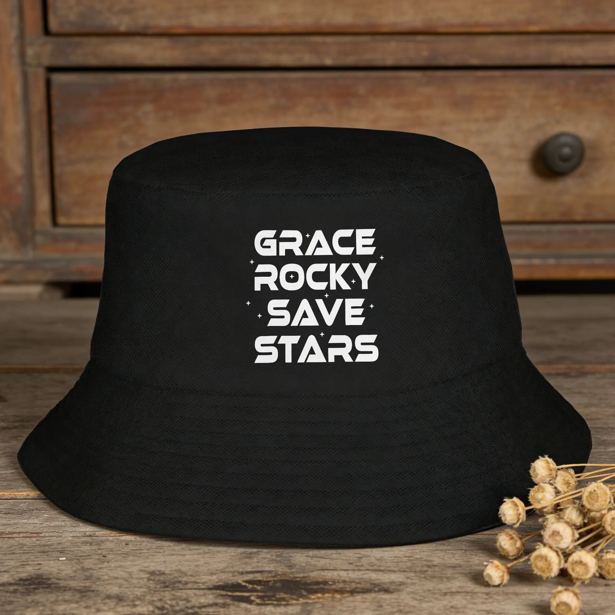Men Women Project Hail Mary Bucket Hat  Personality Fisherman Hats Summer Korean Beach Travel Caps Outdoor Printed Sunscreen Hat