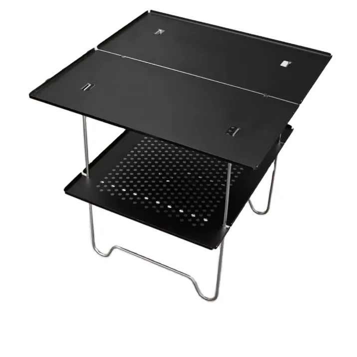 

Feistel OEM и ODM 1,25 фунта, алюминиевый легкий компактный портативный складной столик для пикника с небольшой полкой