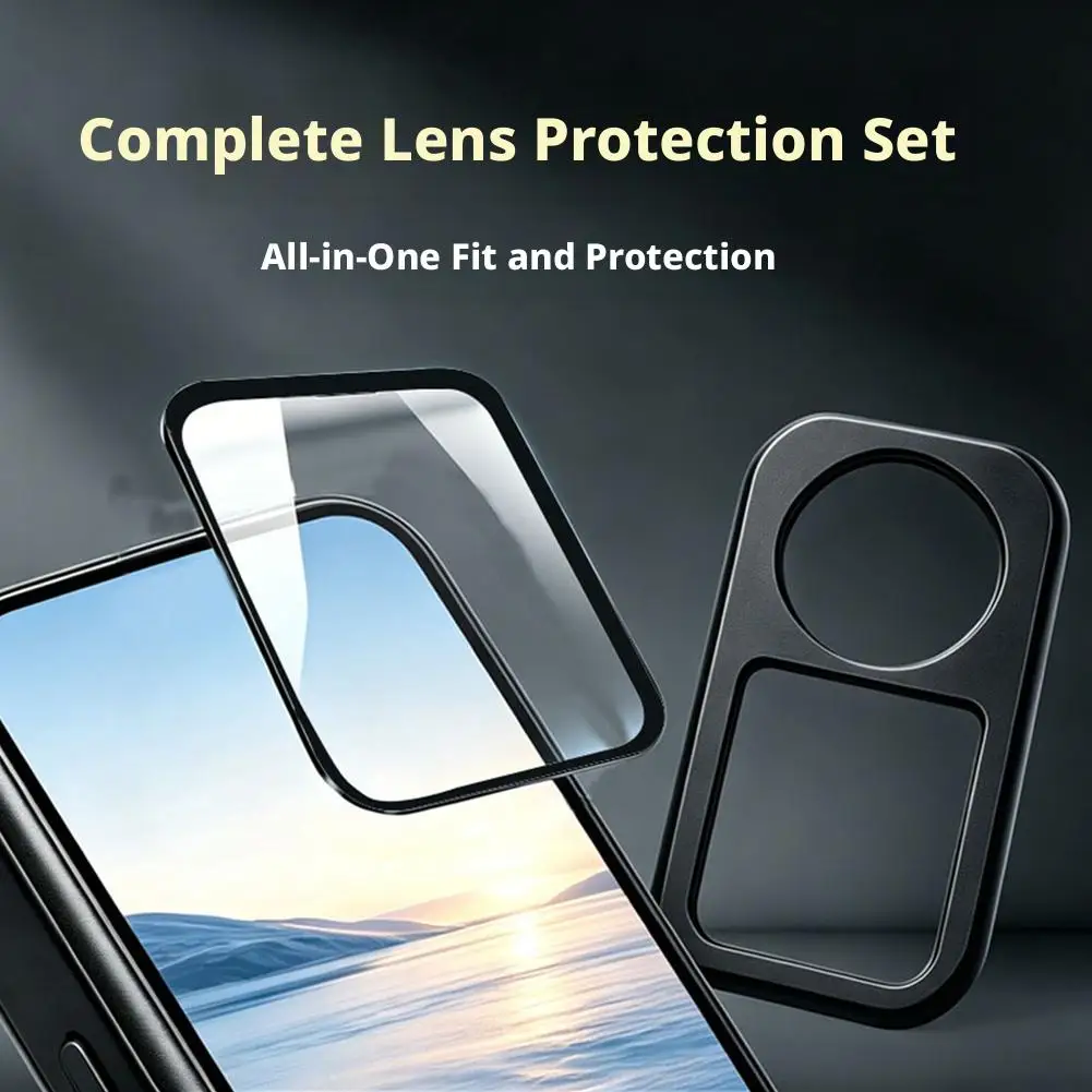 Tempered Glass Screen Protector For Insta360 X6 3D Hot-Bent Curved Edge Action Camera Glass Film
