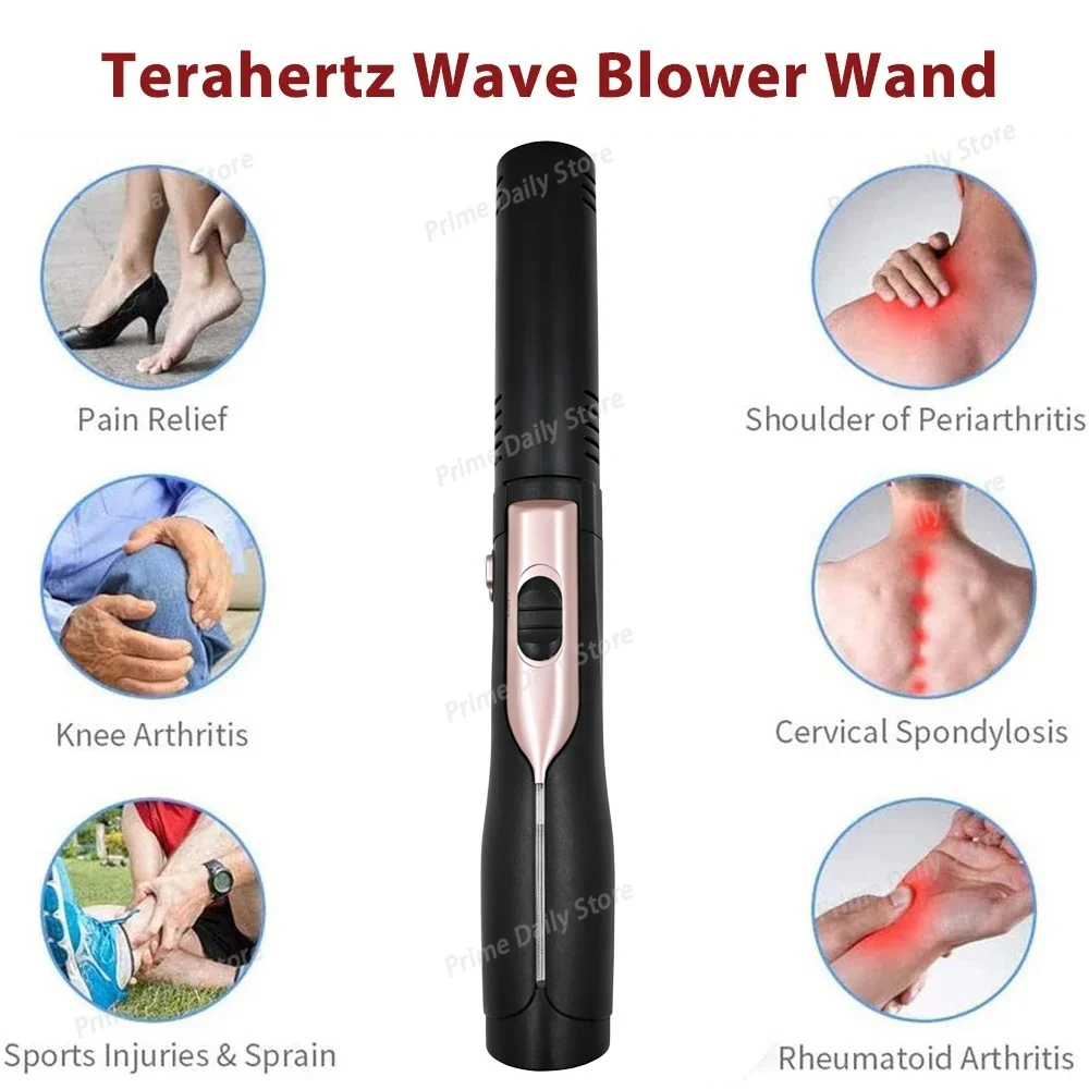9.0 Terahertz Wave Therapy Blower, THz Ion Energy Cell Activator for Pain Relief and Health‑Care Physiotherapy Massage