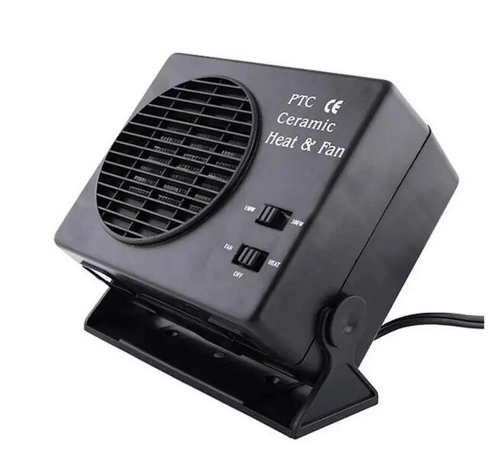 Heater Portable Window Defroster 12V Vehicle Cooling Cooler Heater Warmer Fan Ceramic Auto Car Truck Fan 150W 300W