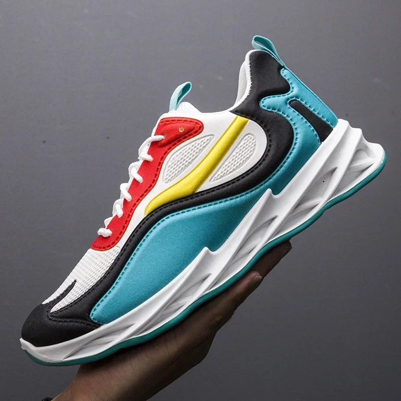 

Cushion Running Sneakers Outdoor Leisure Walking Jogging Trainers Soft Sole Breathable Footwear New Trendy Men's Sports Shoes